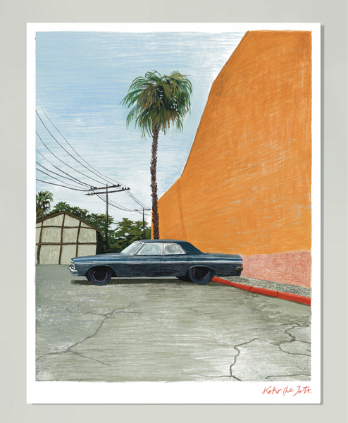 Balla、The Car Has Passed、希少画集画、新品額付 SAM'S CAR” (THE OBJECT LAB) // CANVAS – KOKO CHE JOTA